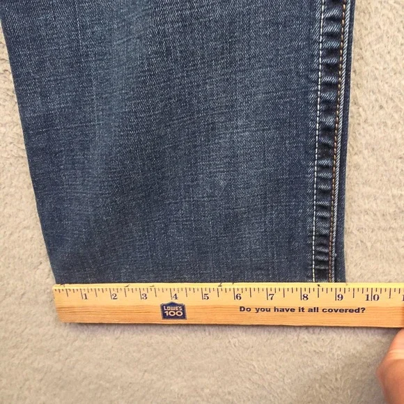 Ariat Jeans Mens 38x32 Blue M4 Relaxed Bootcut Medium Wash Denim Western Cowboy